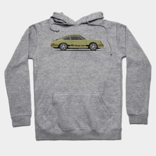 supercar 911 carrera rs turbo 1972 side dark cream Hoodie